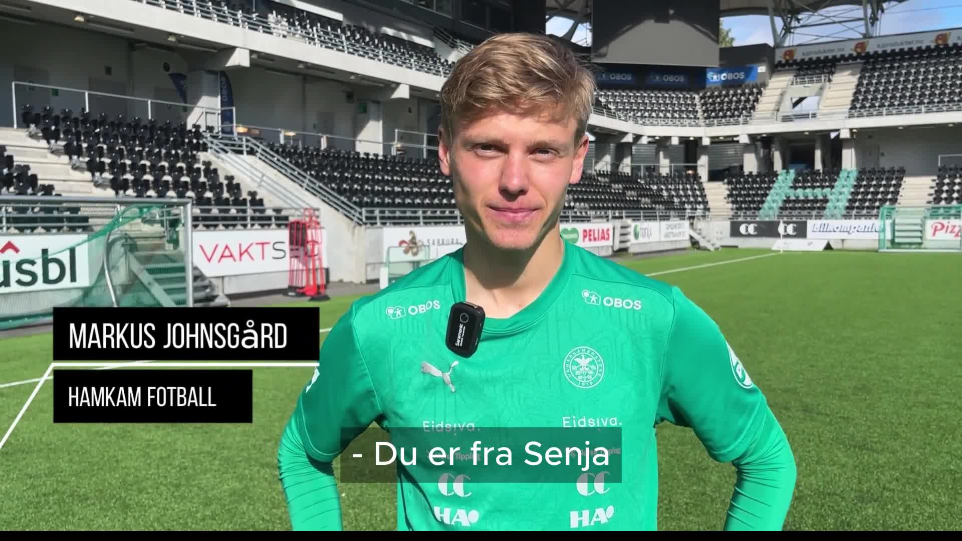 Markus Johnsgård før BodøGlimt