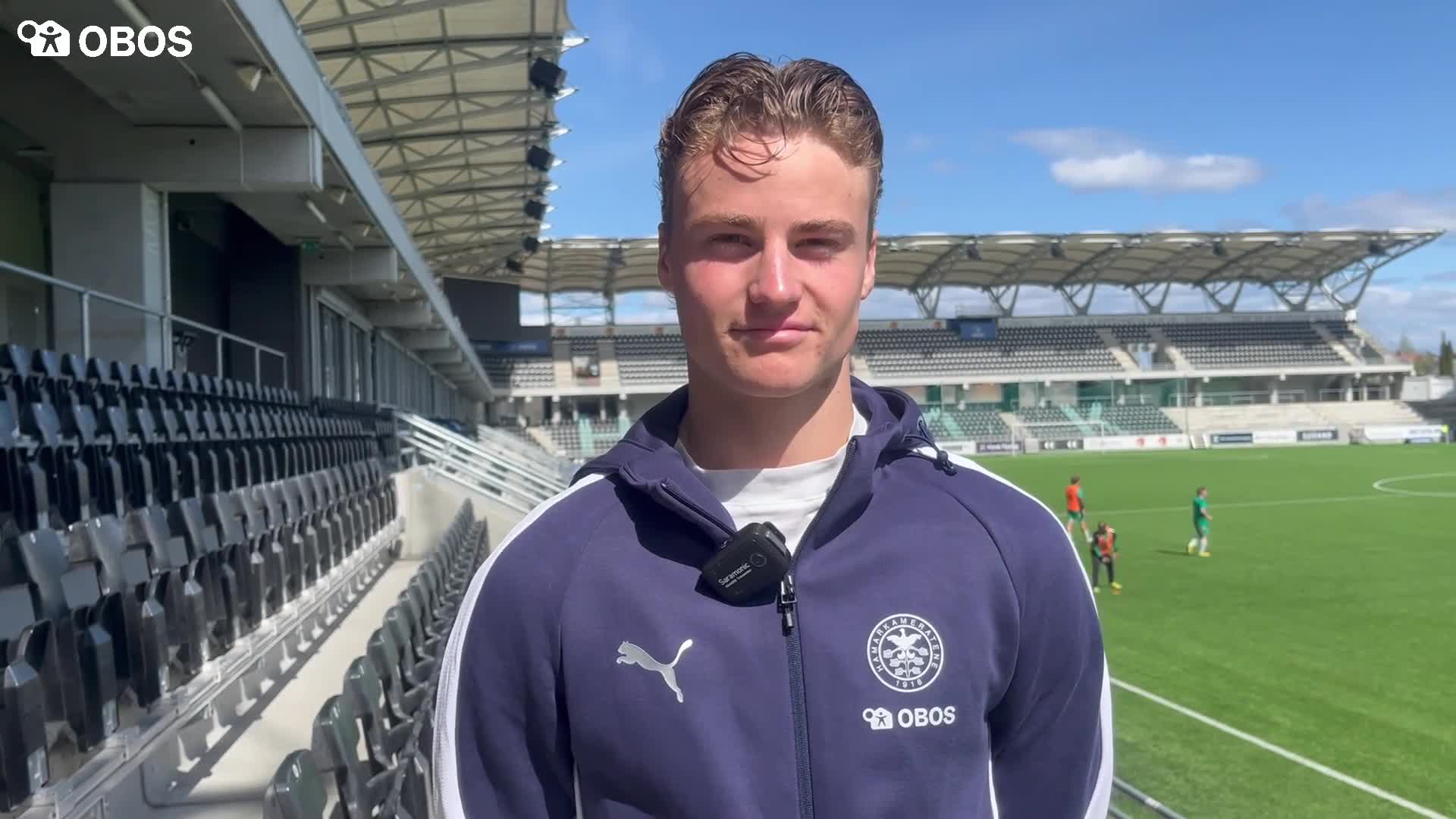 William Osnes-Ringen før møtet med moderklubben