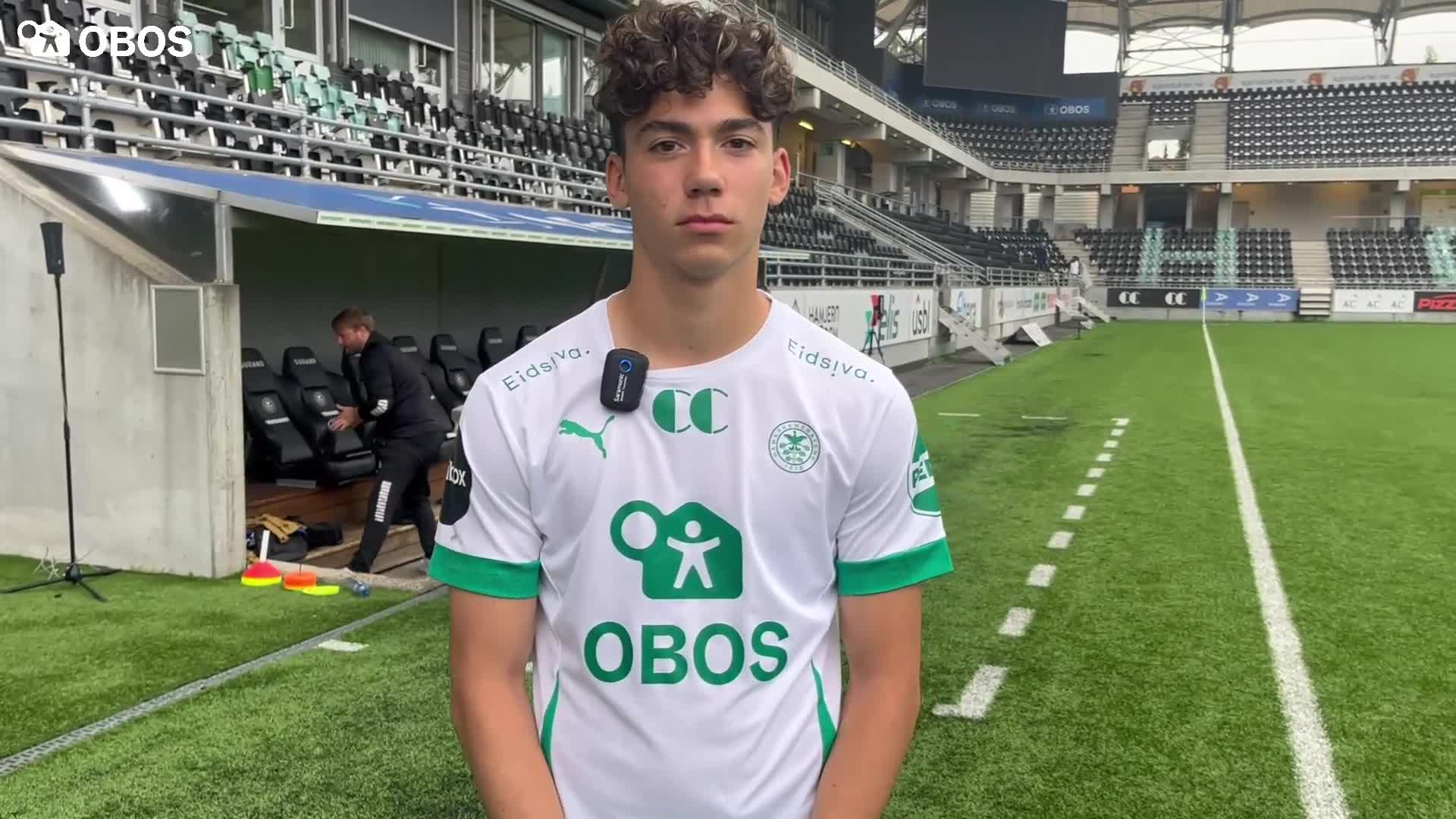 David De Ornelas etter Eliteseriedebuten