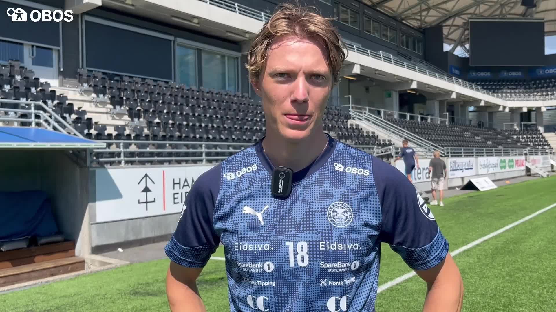 Gard Simenstad før møtet med RBK