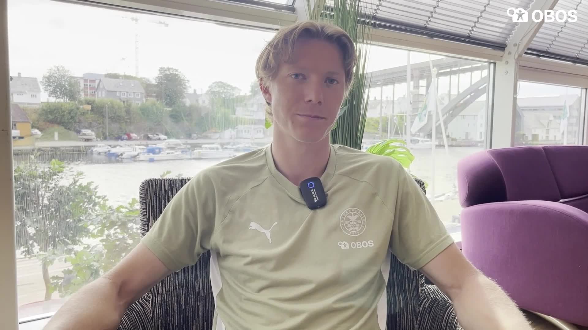 Gard Simenstad etter seieren over Haugesund