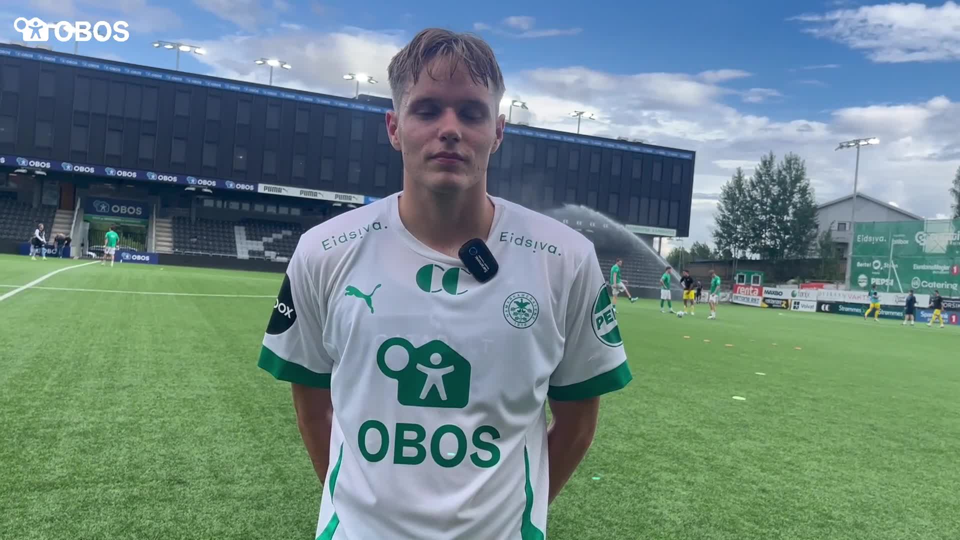 Mats Pedersen etter hjemmedebute