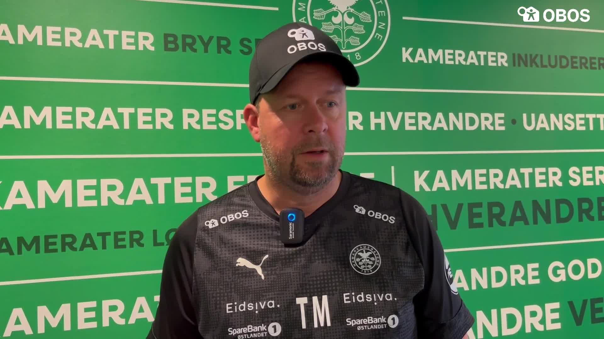 Thomas Myhre før Bryne-kampen på Briskeby
