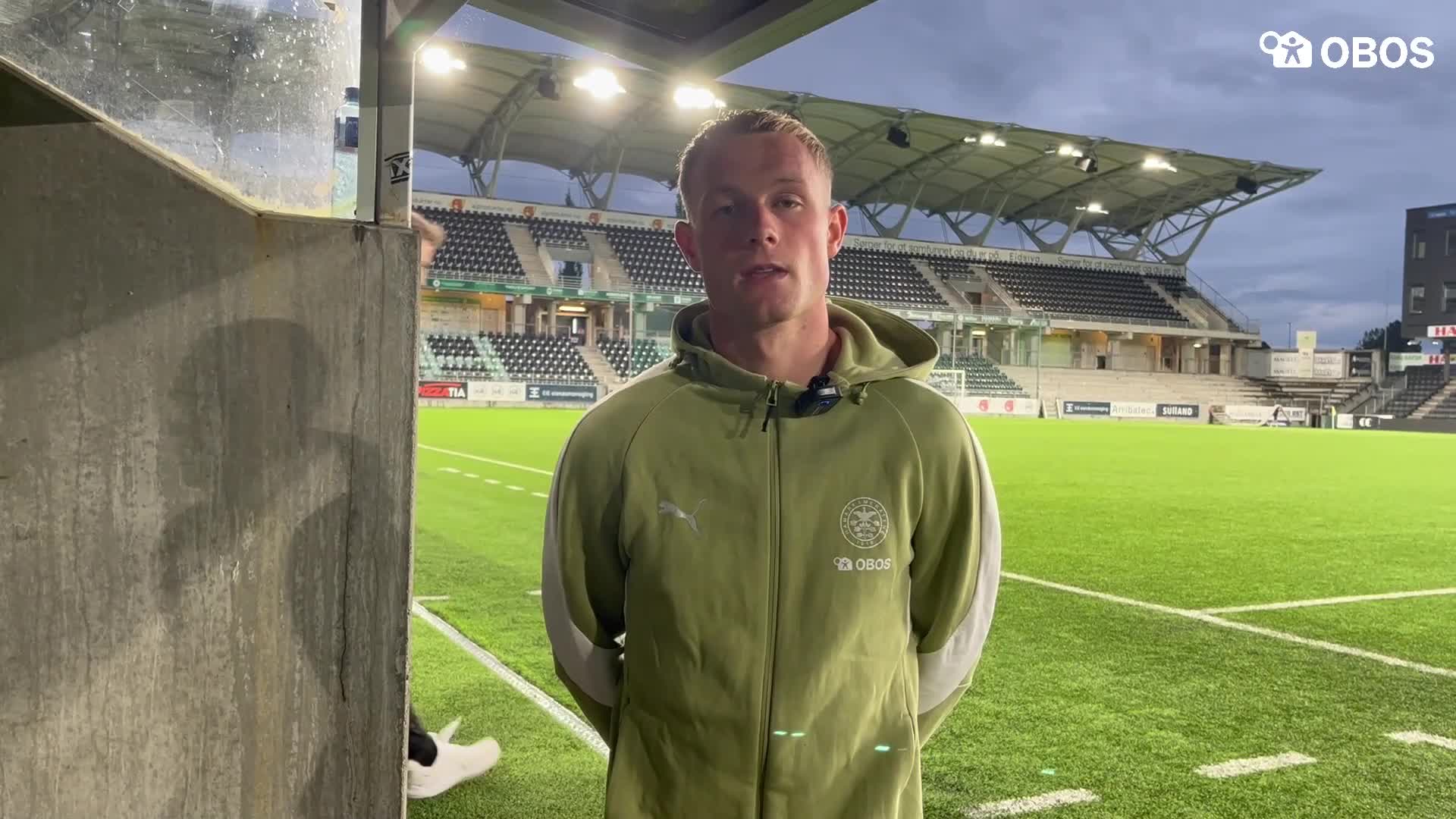 Kristian Lien etter kampslutt