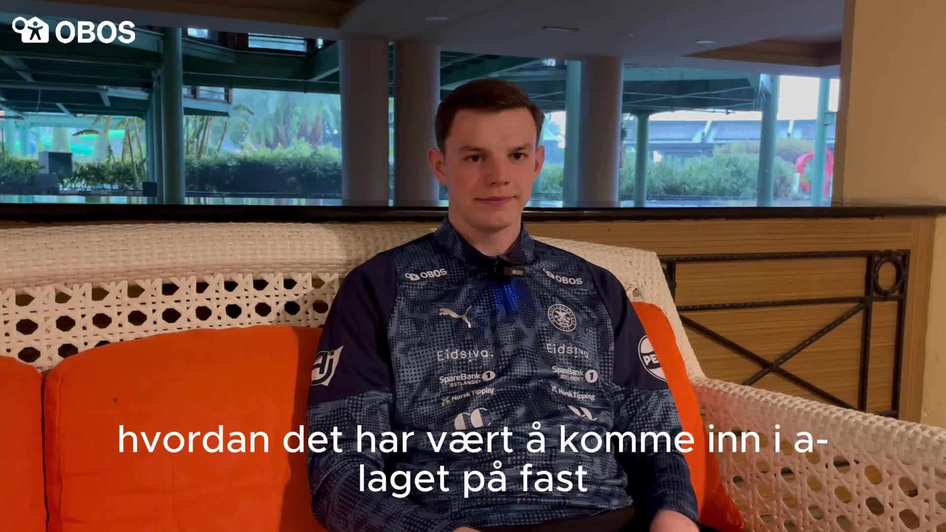 Simon Rusen er førstereis med a-laget