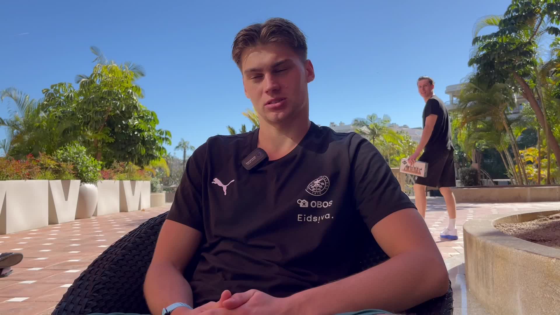 Martin Gjone har kommet seg godt til rette