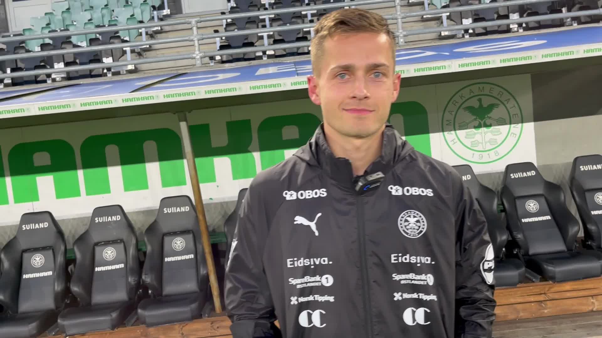 Henrik Udahl var fornøyd etter seieren over Viking