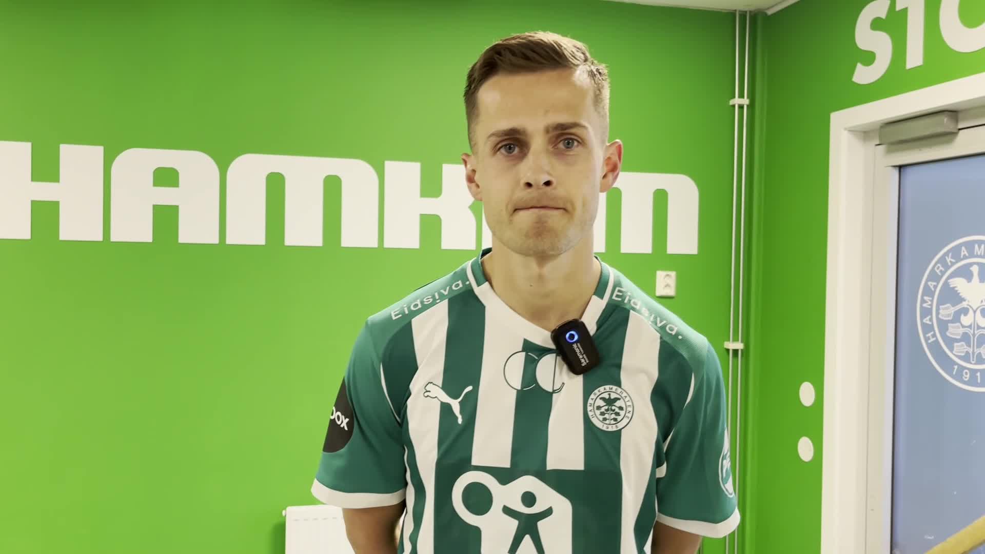 Henrik Udahl etter seier over Vålerenga
